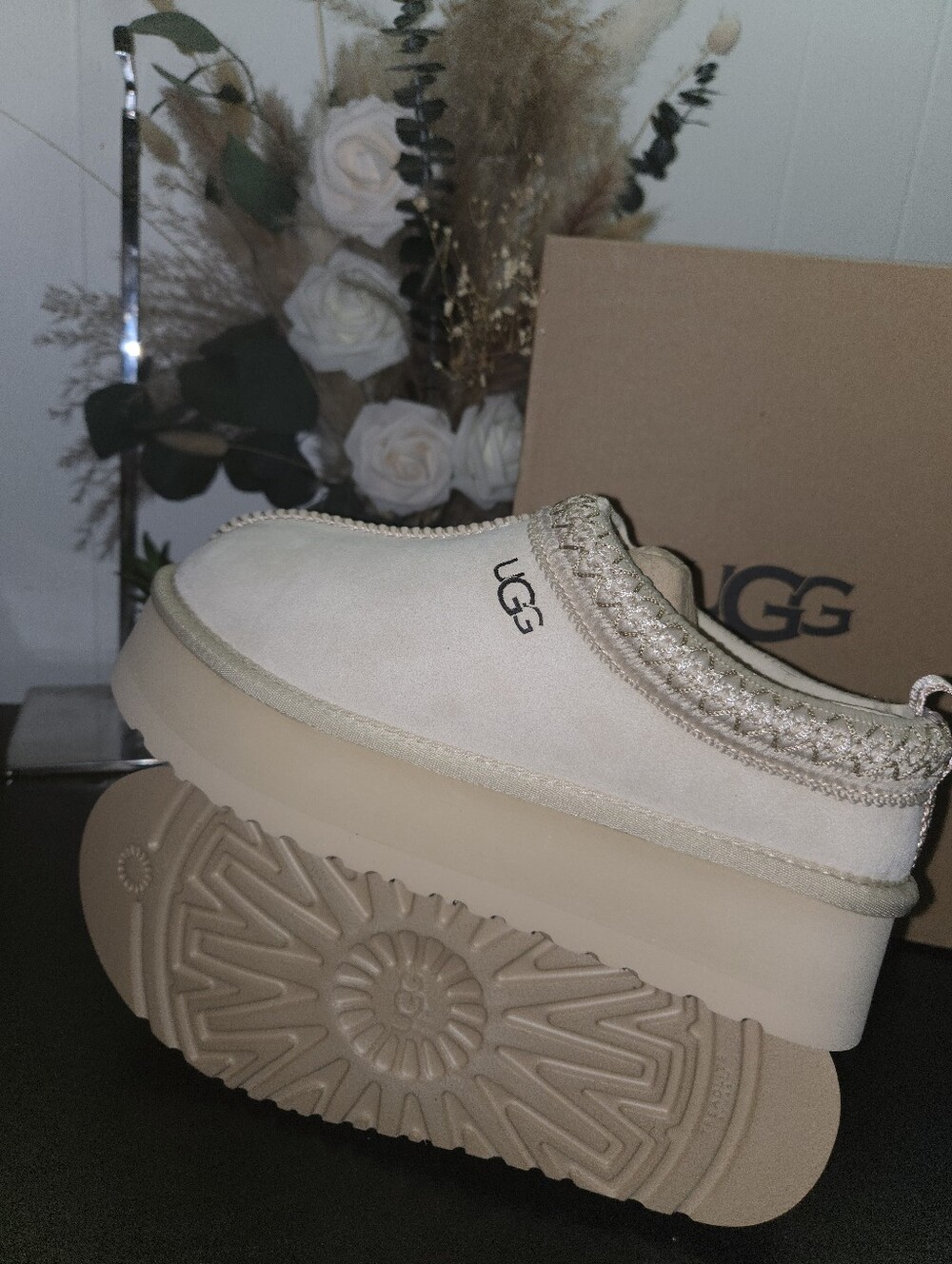 Tasman Platform Slipper size 9